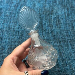 Vintage Princess House Heavy Crystal Perfume Bottle with Stopper Decanter